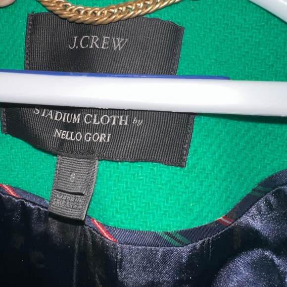Jcrew Stadium Cloth Majesty Peacoat sz 8 - Picture 2 of 6